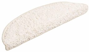 Tapetes de escada 30 pcs 56x17x3 cm branco