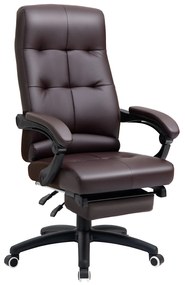 Vinsetto Cadeira de escritório ergonômica giratória com função de incl