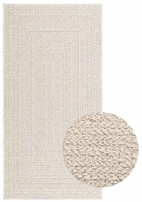 vidaXL Tapete ZIZUR creme 80x150cm aspeto de juta interior e exterior