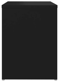 Mesa de cabeceira 40x30x40 cm contraplacado preto