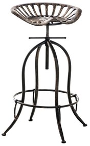 Banco de bar Mimosa 43 x 74-94 x 43 cm Bronze