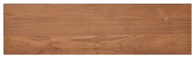 Móvel de TV 110x30x40 cm madeira de teca maciça
