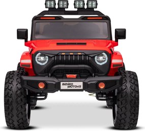 Jipe elétrico para crianças OFFRIDE 4x4 2 Lugares 24V bateria de litio, Rodas Grandes EVA com suspensão nas rodas traseiras, controlo remoto, luzes LE