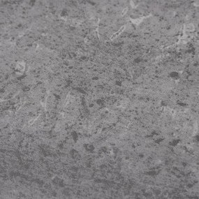 Tábuas soalho não-autoadesivas PVC 4,46 m² 3mm castanho cimento