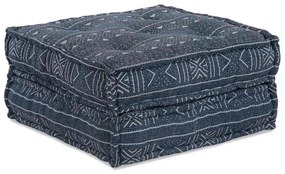 vidaXL Almofada Azul 70 x 70 x 36 cm Poliéster
