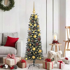 vidaXL Árvore de Natal Artificial Verde 120 cm PVC, Plástico e Aço