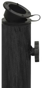 Base para guarda-sol ferro fundido 44x44x32 cm preto