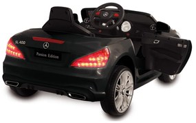 Carro elétrico infantil bateria 12V Mercedes-Benz SL 400 Preto