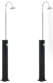 Chuveiro solar 214 cm 20 L preto