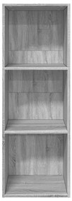 Estante 40x30x114 cm derivados de madeira cinzento sonoma