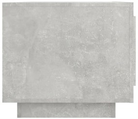 Mesa de centro 102x50x45 cm madeira processada cinza cimento