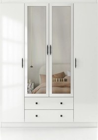 Guarda-Roupa Lavinia – Branco – 140x210x50 cm