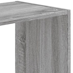 Estante 68,5x32x68,5 cm derivados de madeira cinzento sonoma