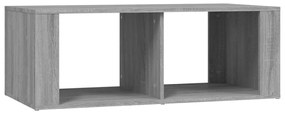Mesa de centro 100x50x36cm derivados de madeira cinzento sonoma