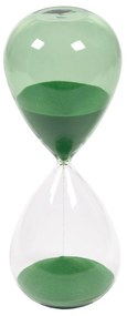 Kave Home - Ampulheta Breshna vidro verde 25 cm