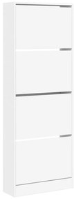 Sapateira 60x21x163,5 cm derivados de madeira branco