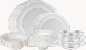 Conjunto de loiça com chávenas e pires Impressions, conjunto de 30