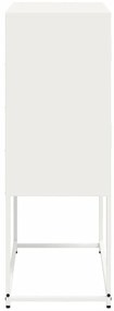Aparador 68,5x38,5x107 cm aço branco