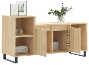 Móvel p/ TV 100x35x55 cm derivados de madeira carvalho sonoma