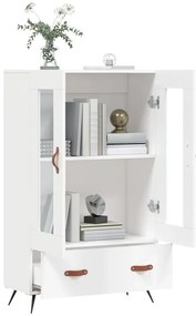 Aparador alto 69,5x31x115 cm derivados de madeira branco