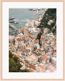 Impressão digital emoldurada Amalfi
