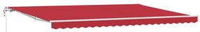 Toldo Vermelho Vermelho 500 × 300 cm Vermelho