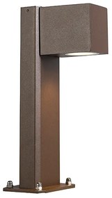 Candeeiro de chão inteligente para exterior castanho ferrugem 30 cm IP44 incl. WiFi GU10 - Baleno