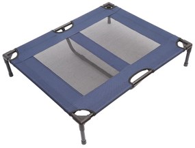 Cama de animal de estimação ou cachorro para terraço e jardim ao ar livre - Azul - 91,5x76,2x18 cm