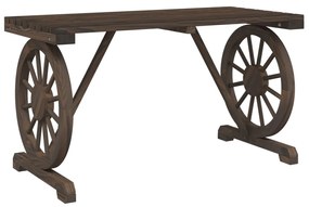 3 pcs conjunto de jantar p/ jardim madeira de abeto maciça