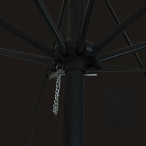 Parasol ø395 x 245 cm Preto