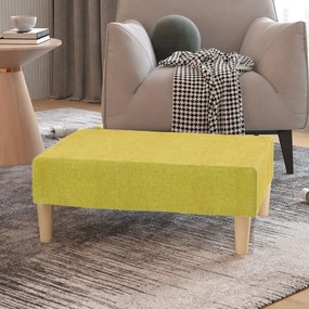vidaXL Apoio de pés tecido 78x56x32 verde