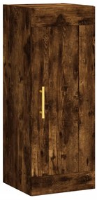 Armário alto 34,5x34x180 cm derivados madeira carvalho fumado