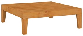 11 pcs conjunto lounge de jardim c/ almofadões acácia maciça