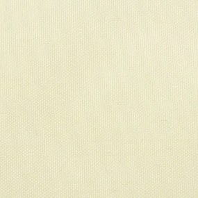 Para-sol estilo vela tecido oxford trapézio 3/5x4 m cor creme