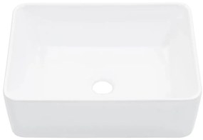 Lavatório 40x30x13 cm cerâmica branco