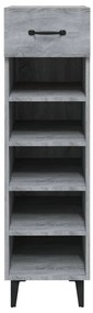 Sapateira 30x35x105 cm derivados de madeira cinzento sonoma