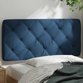 Almofadão de cabeceira 100 cm tecido azul