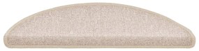 Tapetes de escada 20 pcs 56x17x3 cm cinzento-acastanhado