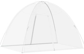 Rede mosquiteira com portas malha 220 200x150x140 cm branco