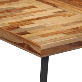 Mesa de Jantar Tek - 120x62x76 cm - Madeira de Teca Maciça - Design Es