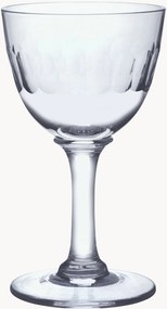 Copos de licor em cristal artesanal Lens, conjunto de 6