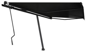 Toldo retrátil manual independente 450x300 cm antracite