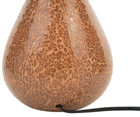 Candeeiro de mesa preto e cobre ABRAMS Beliani