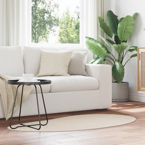 vidaXL Tapete de Área Bege 80x150 cm Antiderrapante