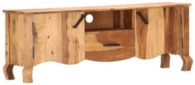 Móvel de TV 115x30x42 cm madeira maciça
