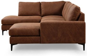 Sofá de Canto Porto Corner – Camel – 200 cm x 314 cm x 155 cm