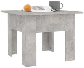 Mesa de centro 55x55x42 cm contraplacado cinzento cimento