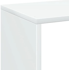 Estante divisória 69,5x29x103,5 cm derivados de madeira branco