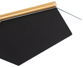 Candeeiro de pé design preto com ouro - Sinem Design