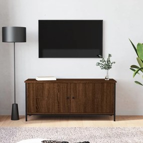 Móvel de TV Iris com 2 Portas de 102 cm - Nogueira - Design Moderno